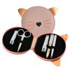 5PCS Manicure Set Polka Dot Rose Gold Cat BMS022