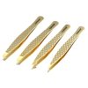 Precision 4 Pack Eyebrows Tweezers Similar Revlon BBT016