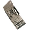 11pcs Stainless Steel Manicure Kit with Snakeskin PU Bag BMS011