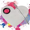 Cosmetic Mixing Makeup Palette and Spatula Heart Shaped BCP002