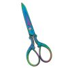 Phoenix Embroidery Scissors with Rainbow Titanium 5 Inch AEB020